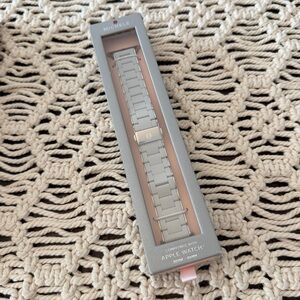 Michele Apple Watchband 38 mm-49 mm - Gray/Silver - New In Box